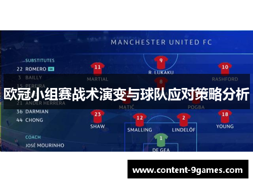 欧冠小组赛战术演变与球队应对策略分析